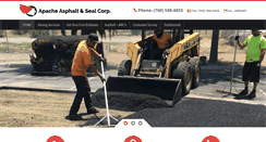 Desktop Screenshot of apacheasphalt.com