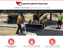 Tablet Screenshot of apacheasphalt.com